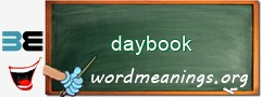 WordMeaning blackboard for daybook